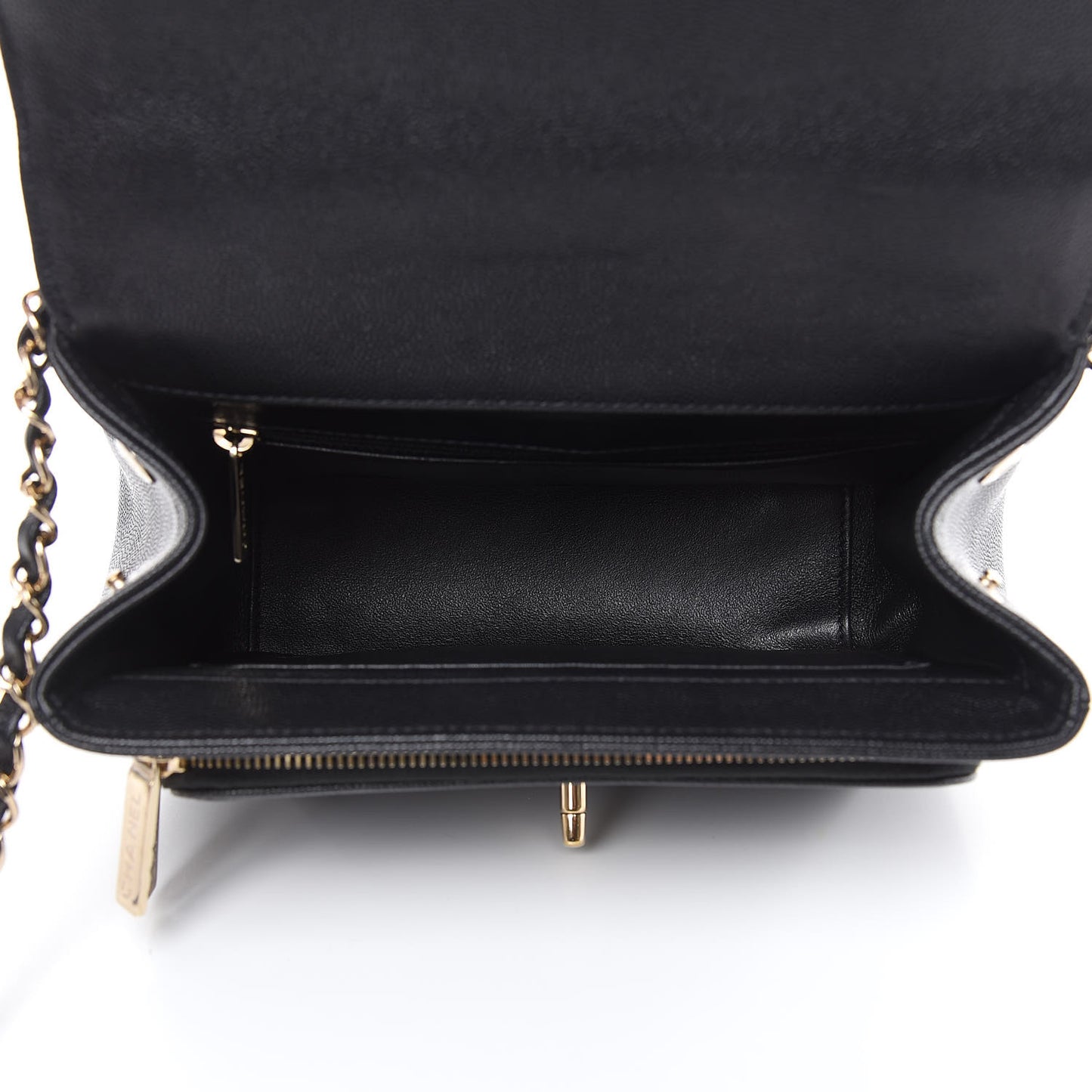 Caviar Quilted Medium Business Affinity Flap Black