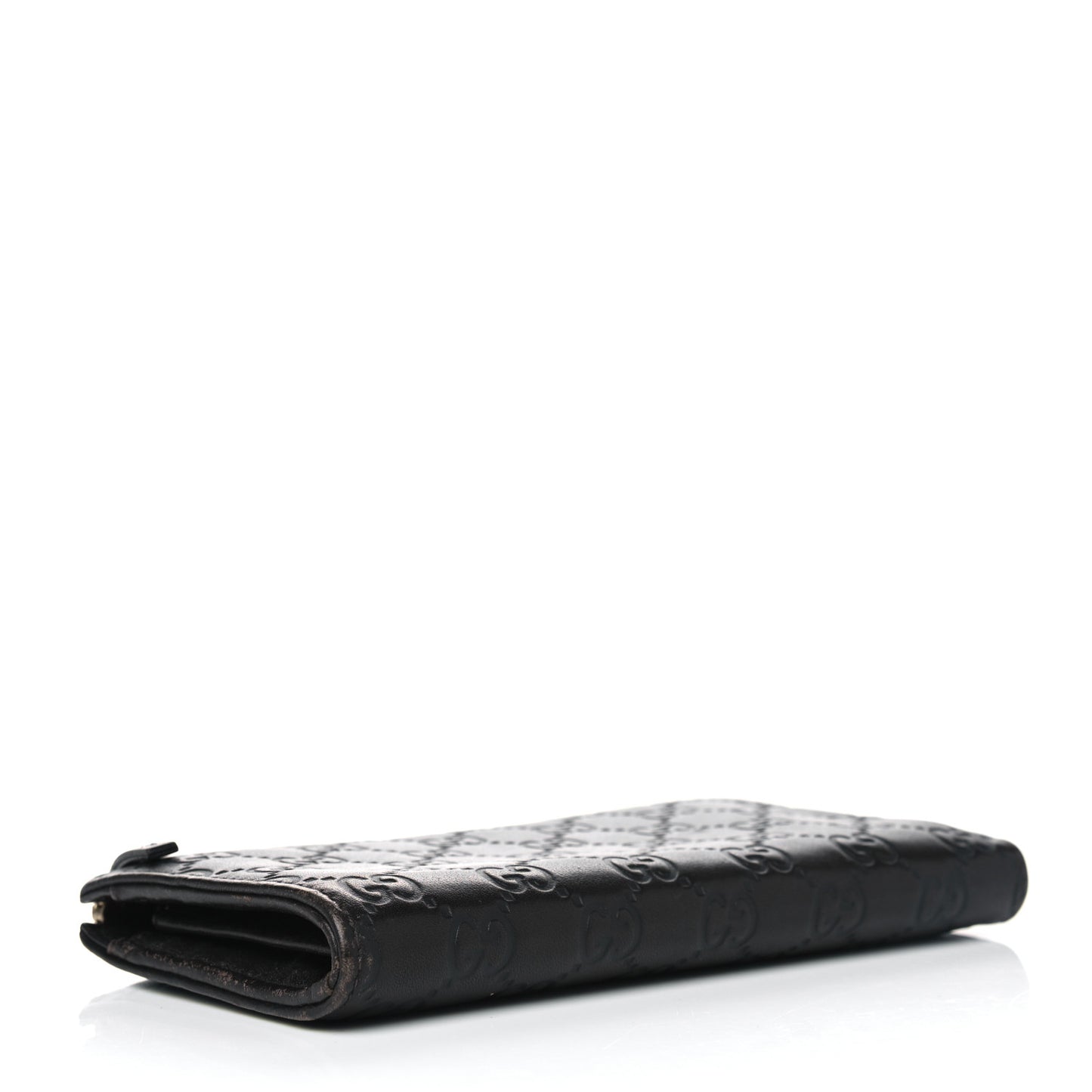 Guccissima Vitello Tender Donna Long Wallet Testa di Moro