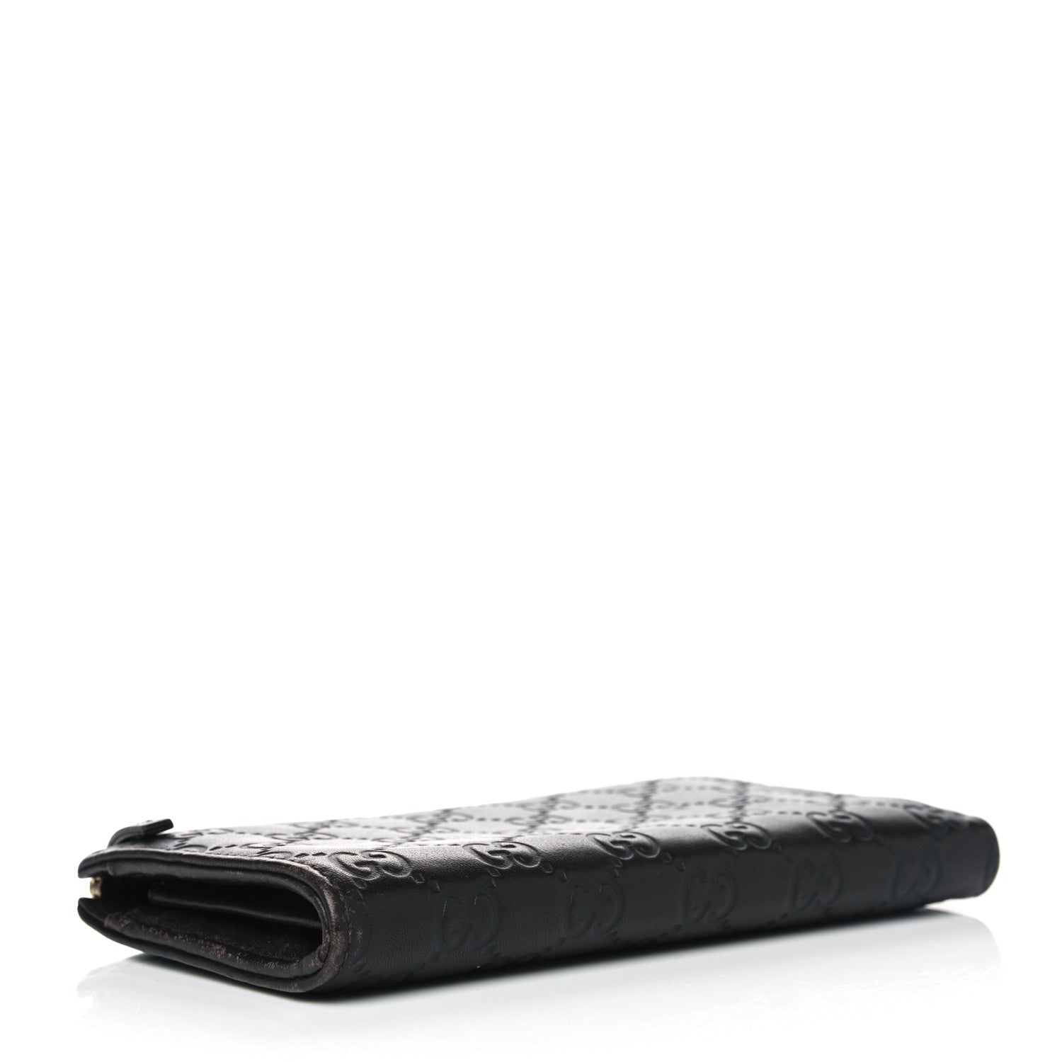 Gucci Guccissima Vitello Tender Donna Long Wallet Testa di Moro 3 of 8