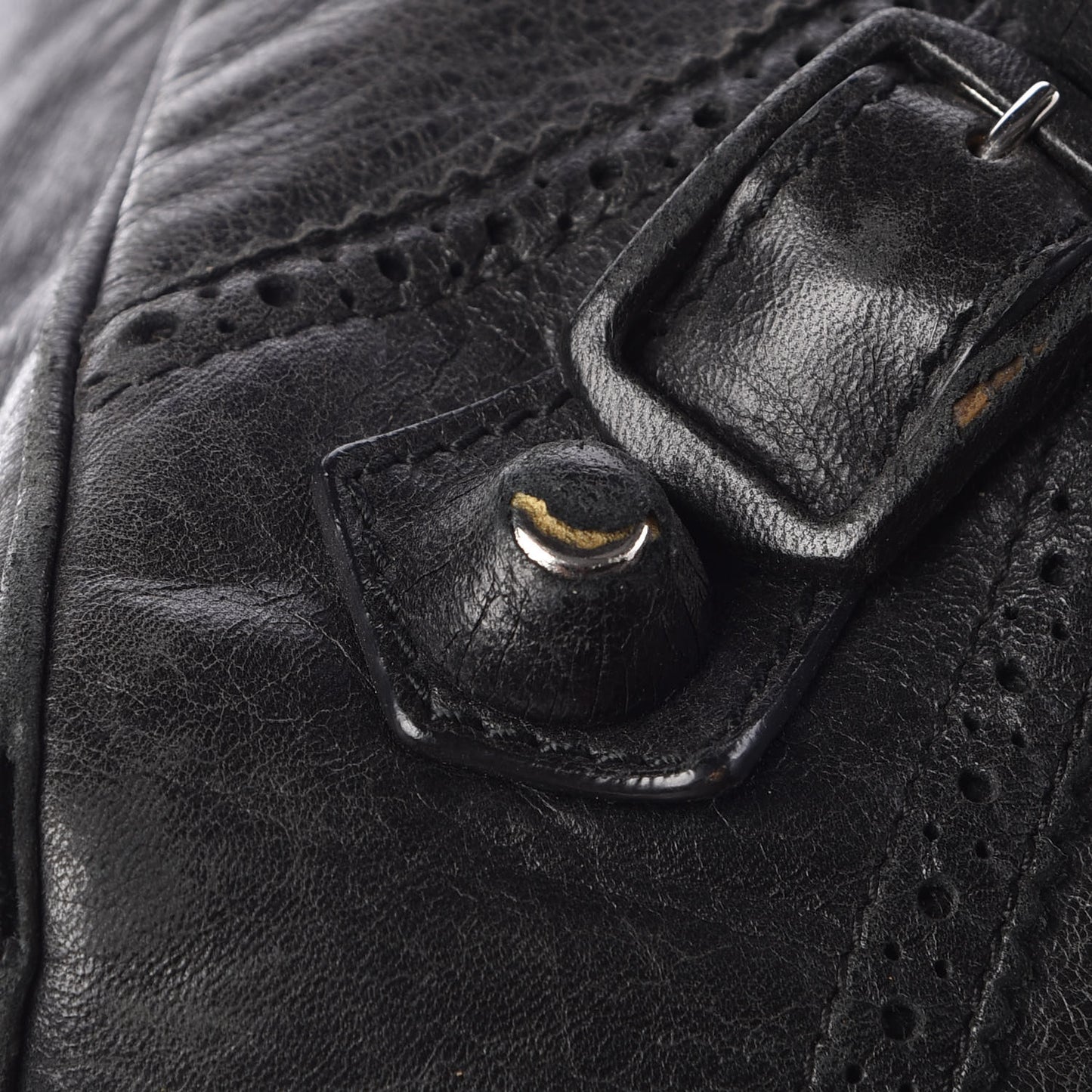 Agneau Giant Brogues Hardware Mid Day Black
