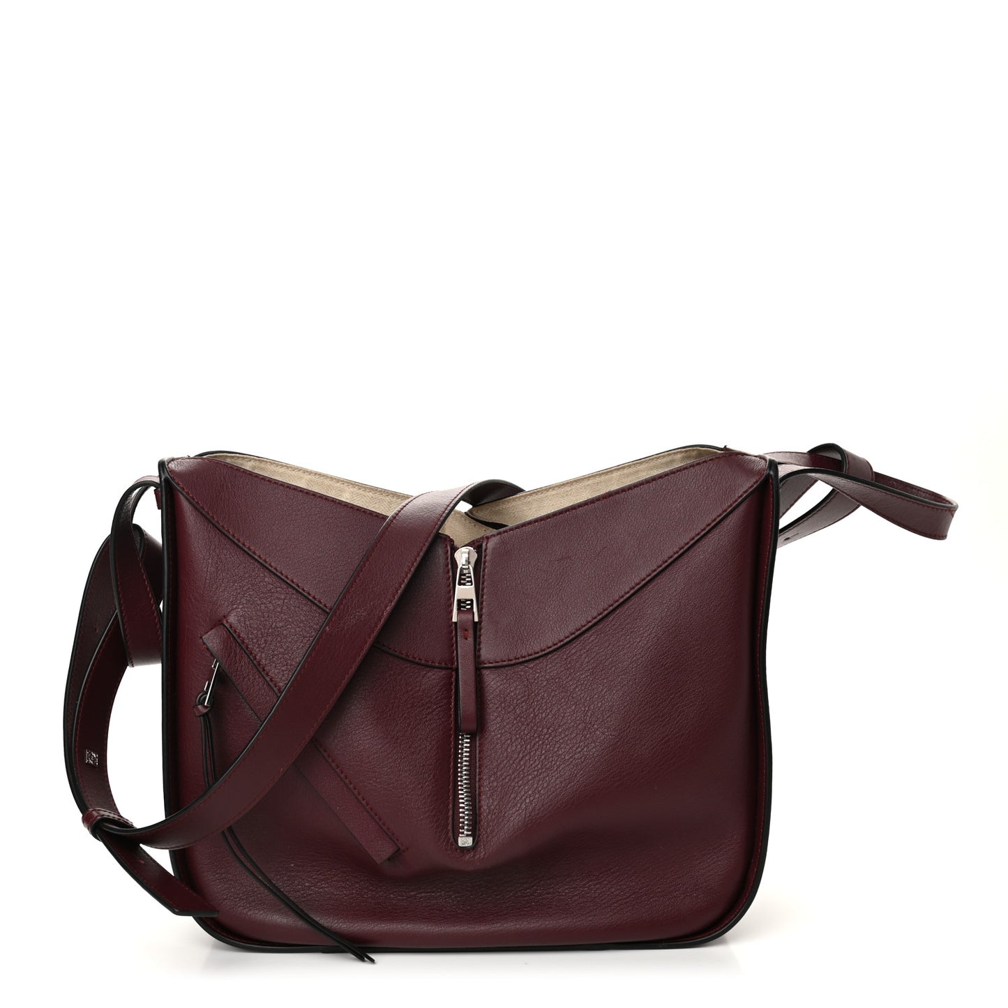 Calfskin Small Hammock Shoulder Bag Malbec