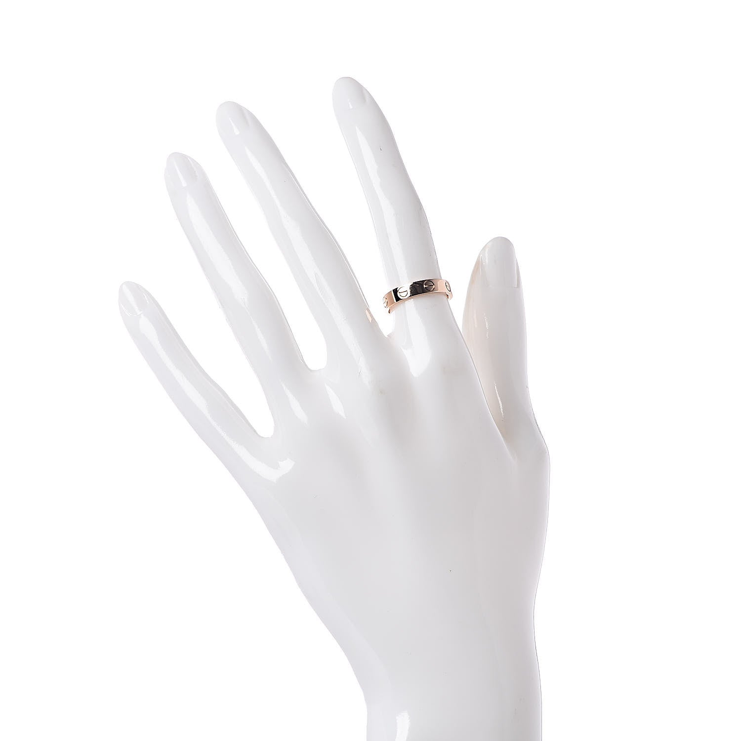 Cartier 18K Pink Gold 3.5mm LOVE Wedding Band Ring 49 4.75 2 of 5