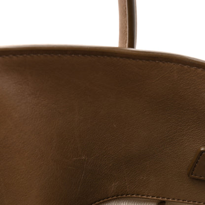 The Row Polished Saddle Calfskin Soft Margaux 15 Mouse Grey 11 of 15