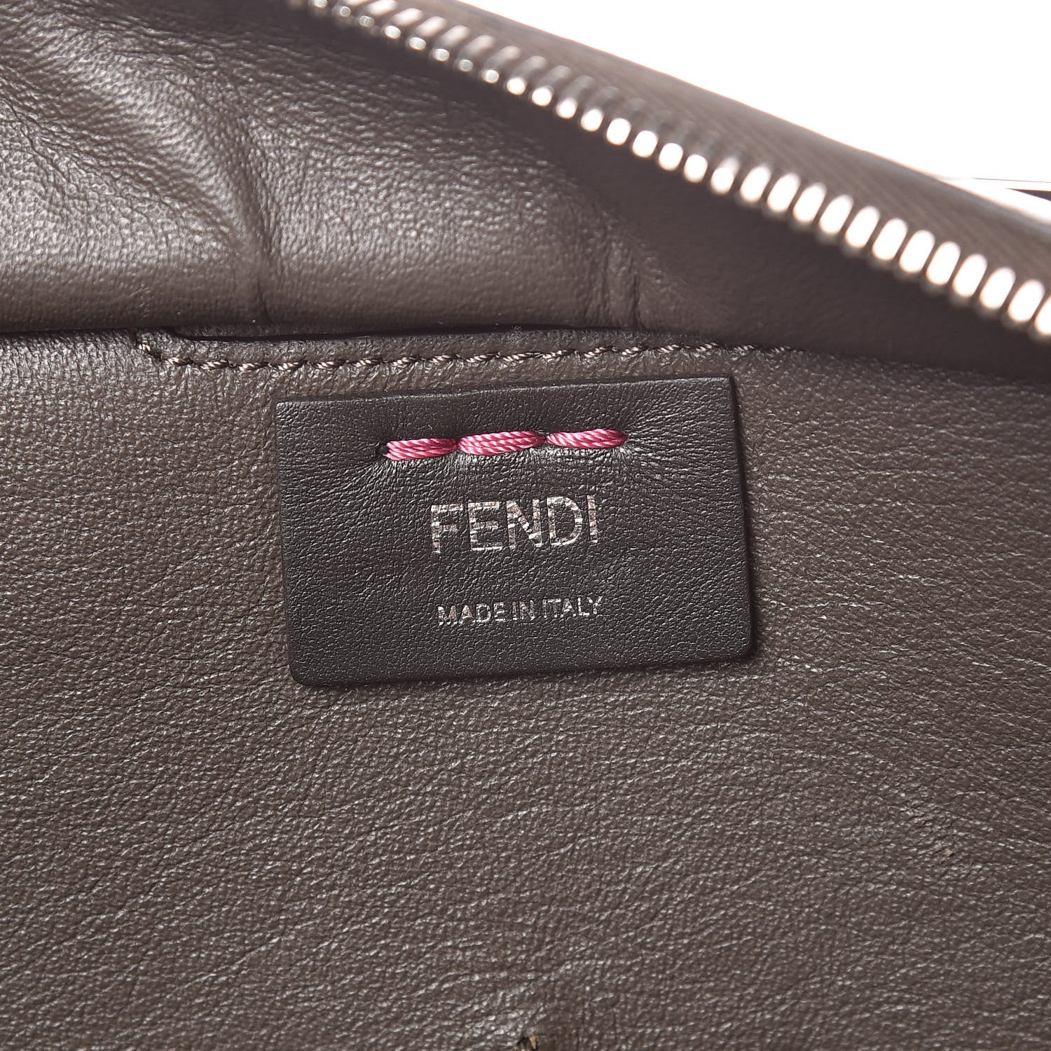 Fendi Vitello Dolce Shiny Nappa Petite 3Jours Tote Magenta Carbone 7 of 13