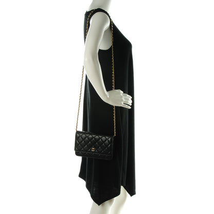 Chanel Caviar Quilted Wallet On Chain WOC Black 2 of 9