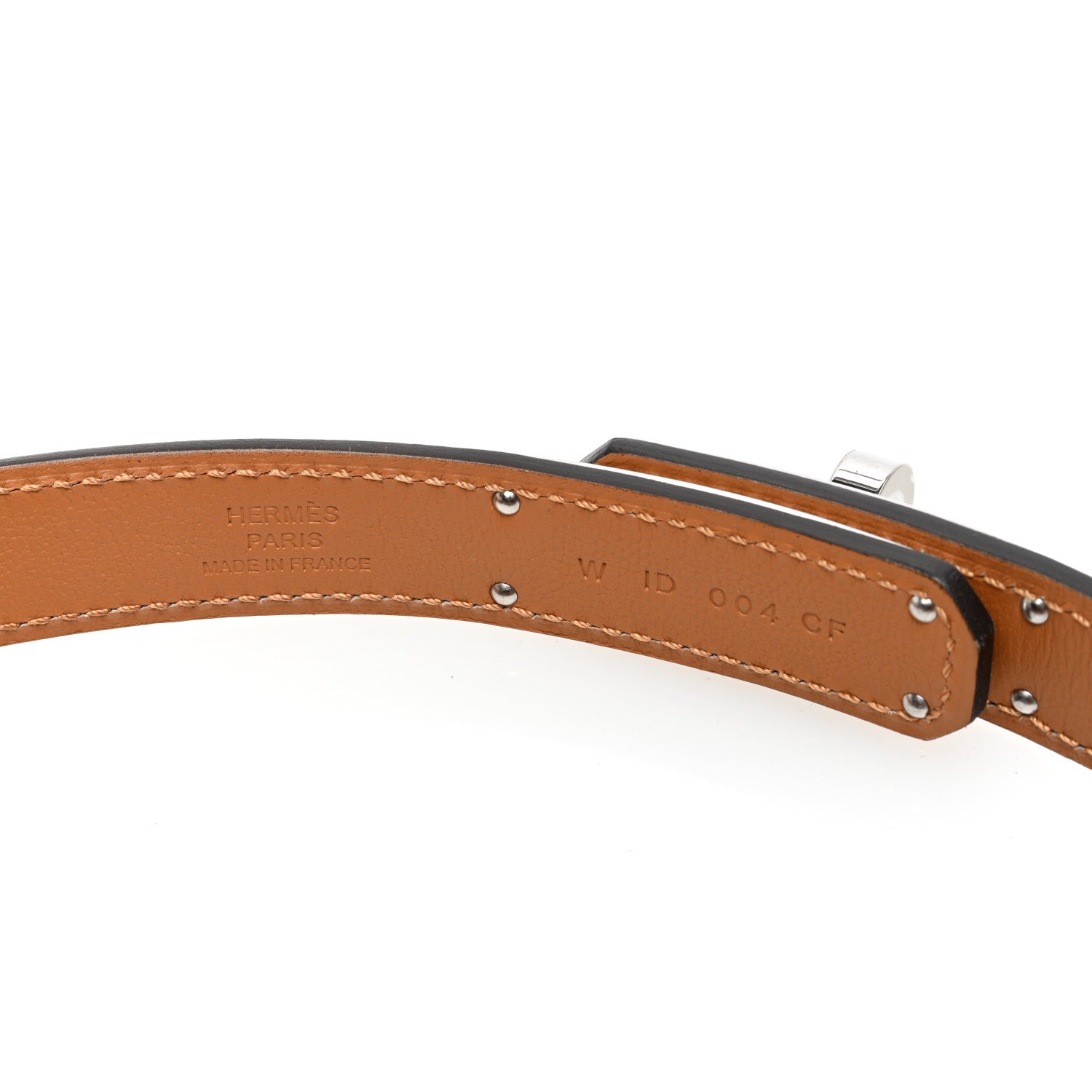 Hermes Epsom Kelly Belt White 3 of 4