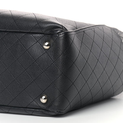 Chanel Grained Calfskin CC Pocket Tote Black 9 of 14