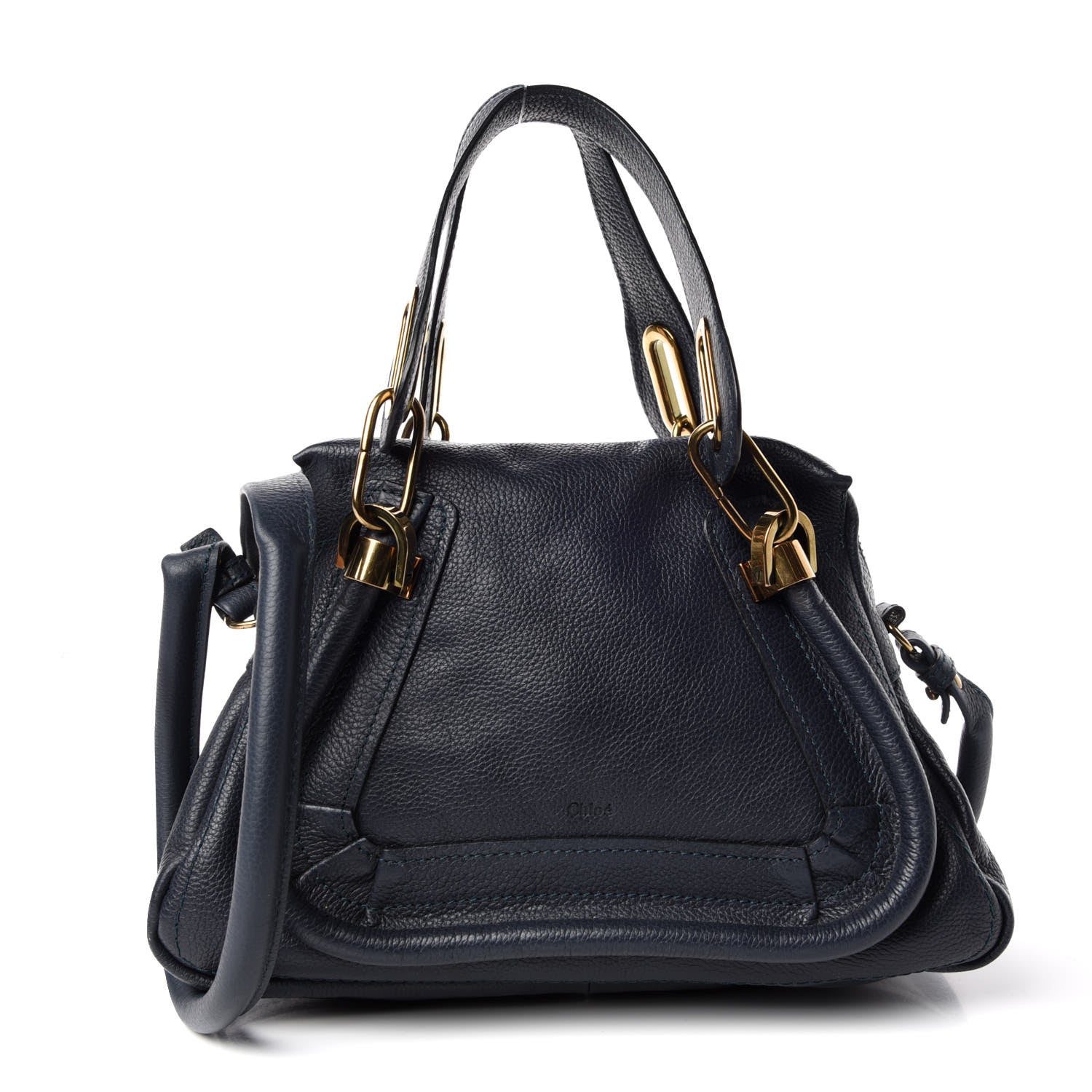 Chloe Calfskin Small Paraty Navy 1 of 14