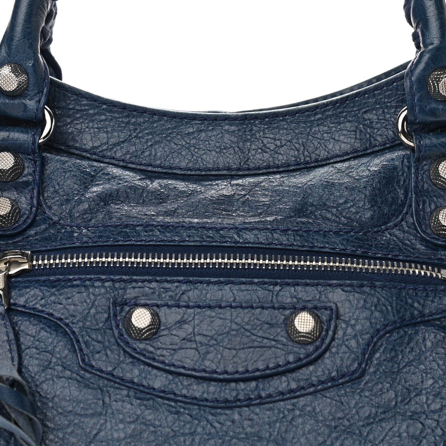 Balenciaga Agneau Giant 12 Silver Hardware City Bleu Mineral Light Bleu Mineral 8 of 11
