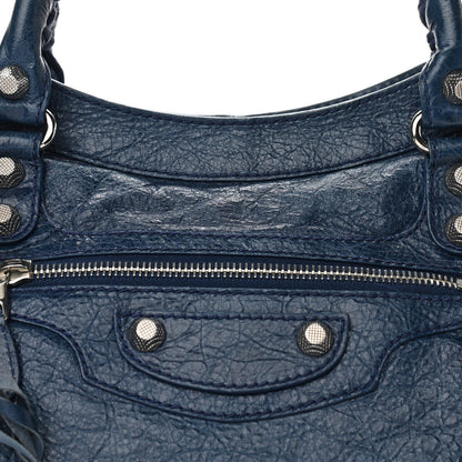 Balenciaga Agneau Giant 12 Silver Hardware City Bleu Mineral Light Bleu Mineral 8 of 11