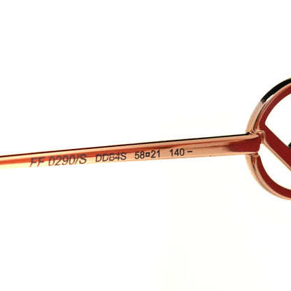 Fendi Metal Acetate F is Fendi FF Cat Eye Sunglasses FF 0290/S Pink Havana 6 of 7