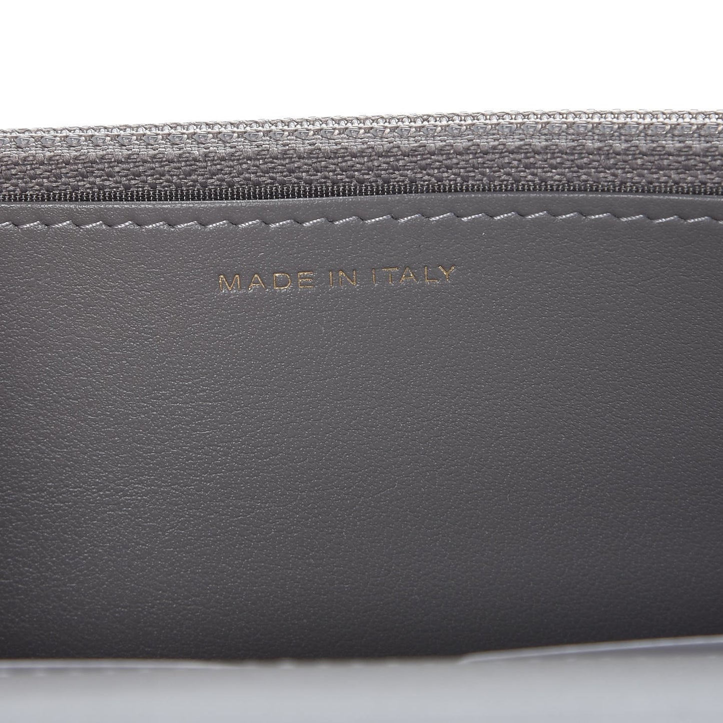 Caviar Quilted Boy Wallet On Chain WOC Grey