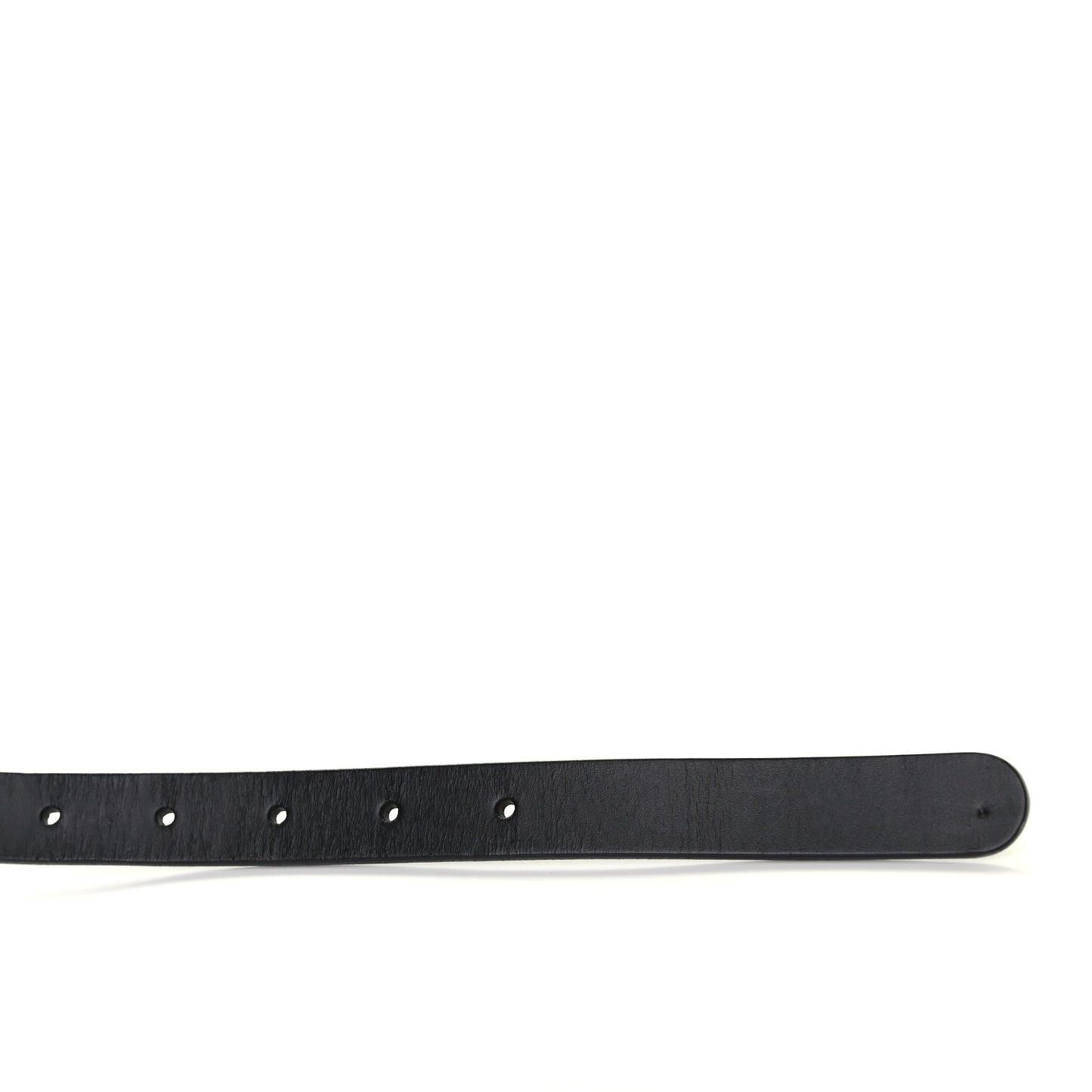Calfskin Horsebit Buckle Belt 100 40 Black