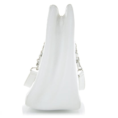 Chanel Caviar Grand Shopping Tote GST White 4 of 10