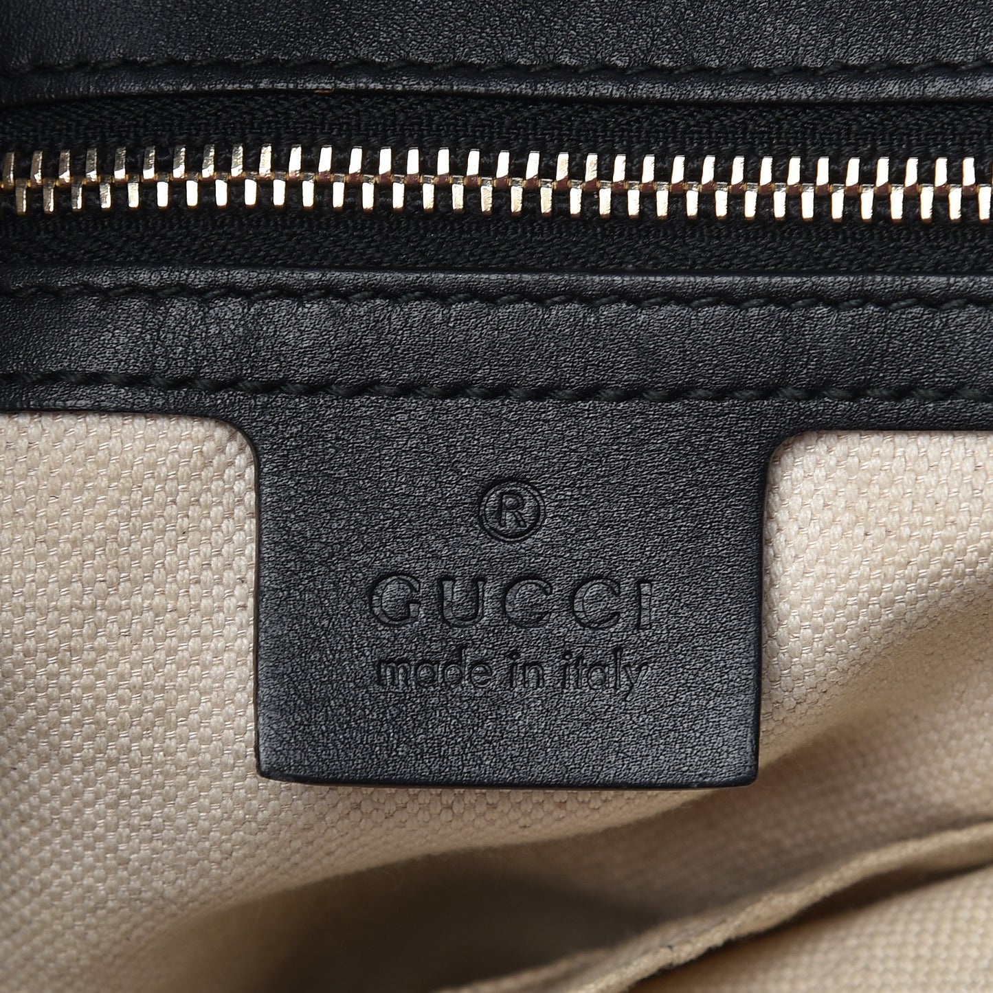 Guccissima Small Miss GG Hobo Black