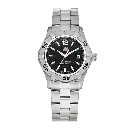 Tag Heuer Stainless Steel 27mm Aquaracer Lady Quartz Watch Black WAF1410 1 of 4