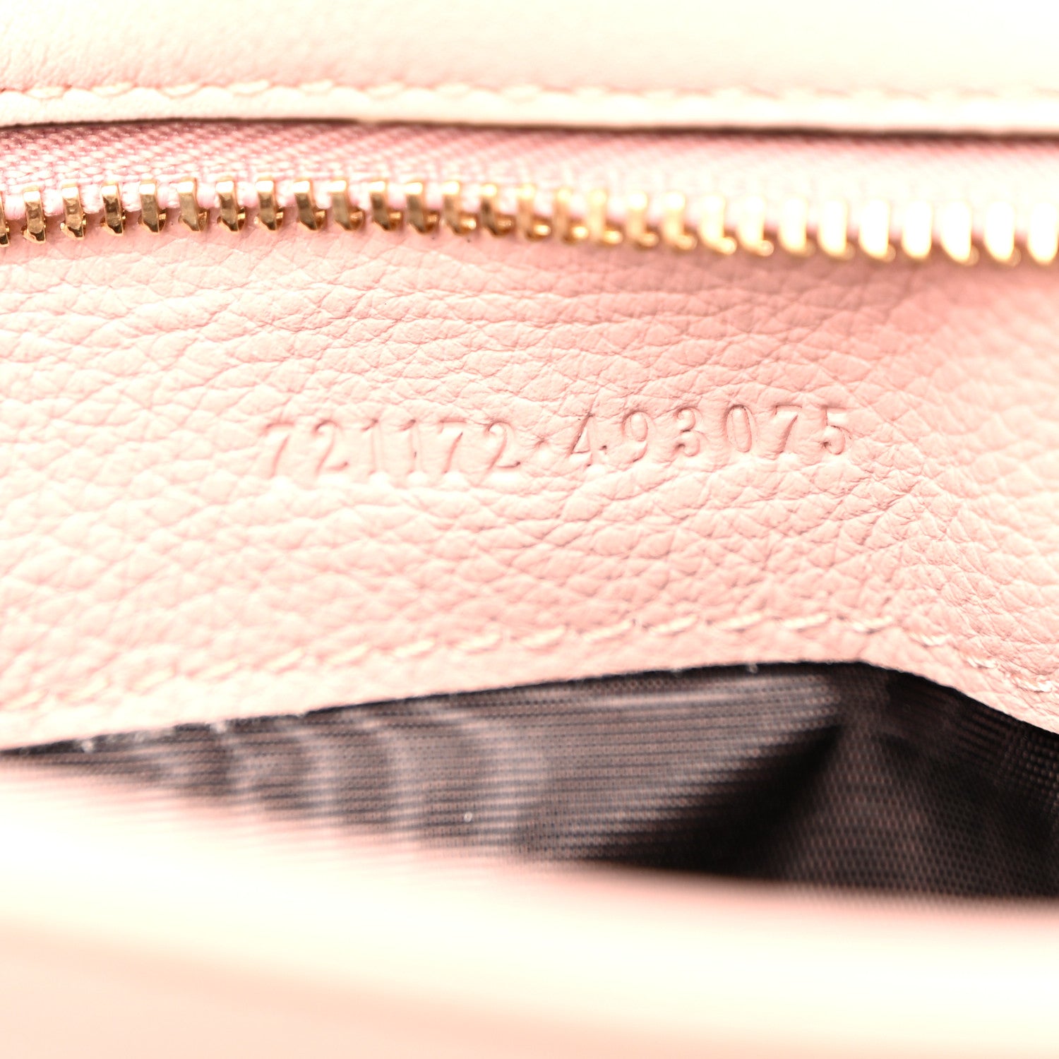 Gucci Roxy Calfskin Web Medium Blondie Top Handle Shoulder Flap Bag Powder Pink 8 of 12