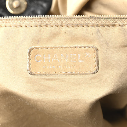 Chanel Vinyl XL Rock and Chain Flap Black 6 of 9