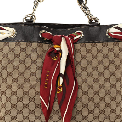 Gucci Monogram Large Positano Tote Brown 7 of 11