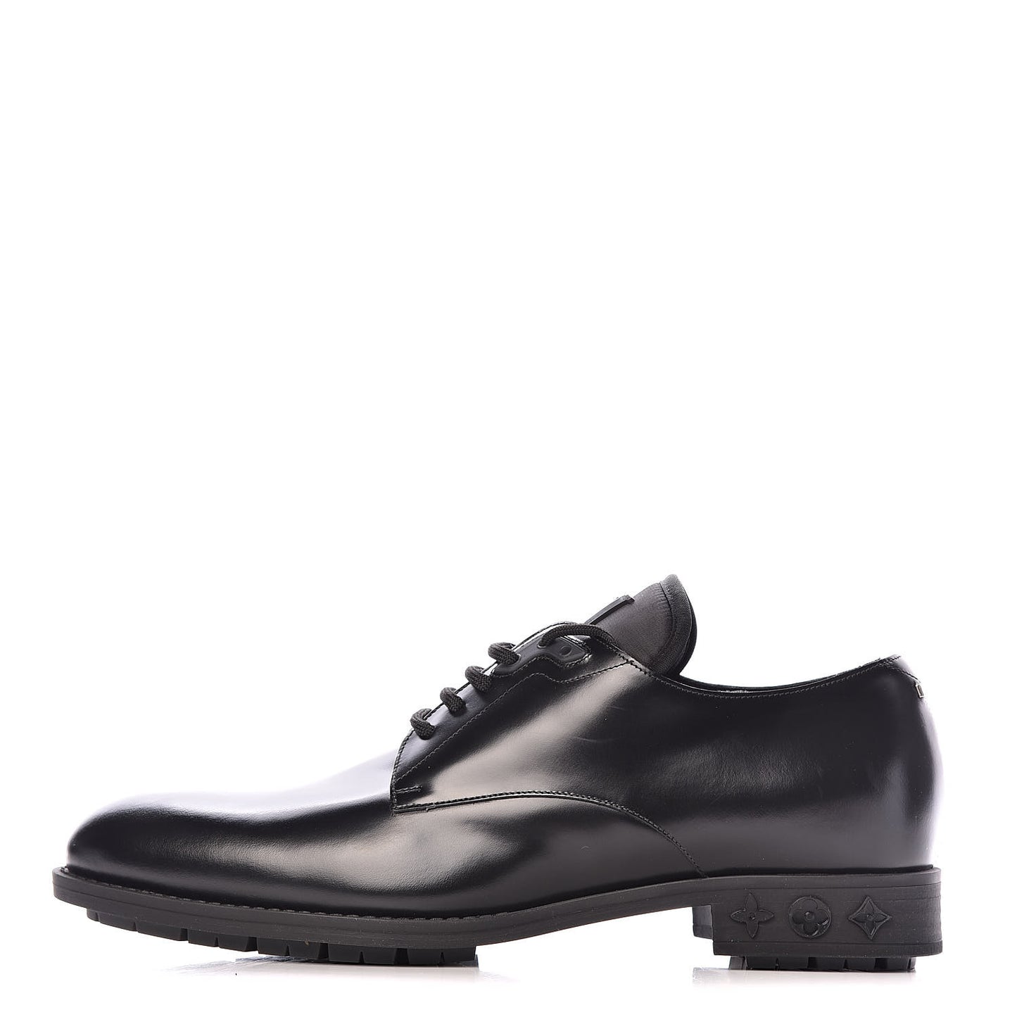Lambskin Mens Derby Shoes 6.5 Black