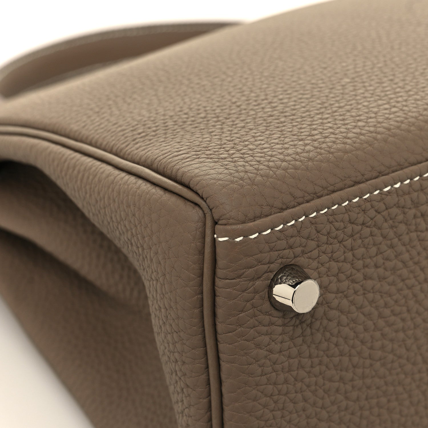 Hermes Togo Kelly Retourne 28 Etoupe 11 of 13