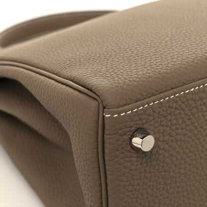 Hermes Togo Kelly Retourne 28 Etoupe 11 of 13