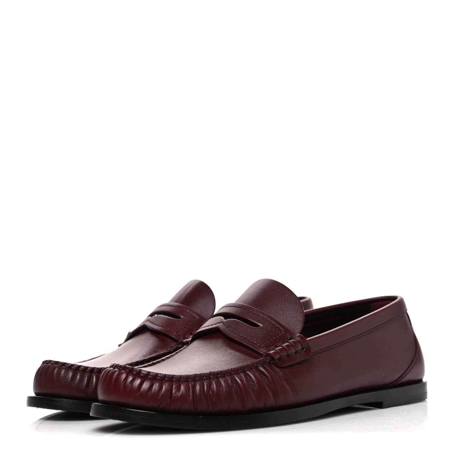 Saint Laurent Vitellino Lux Laurent 05 Mocassins 36.5 Vendome Red 4 of 10