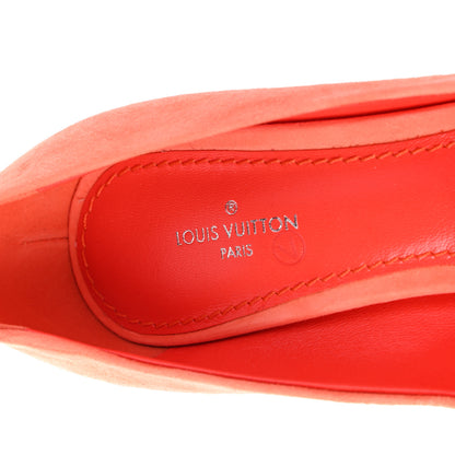Louis Vuitton Suede First Lady Pumps 36 Pink 7 of 8