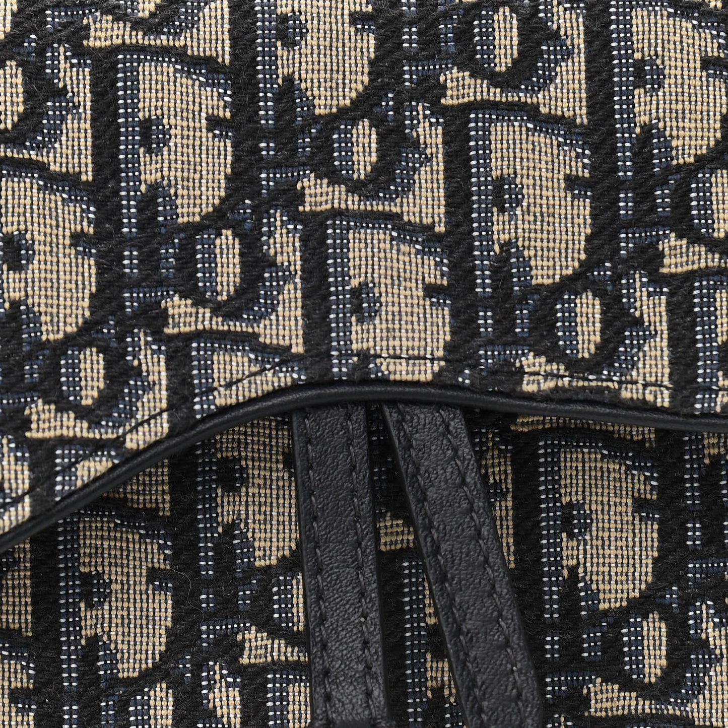 Oblique Saddle Belt Bag Blue