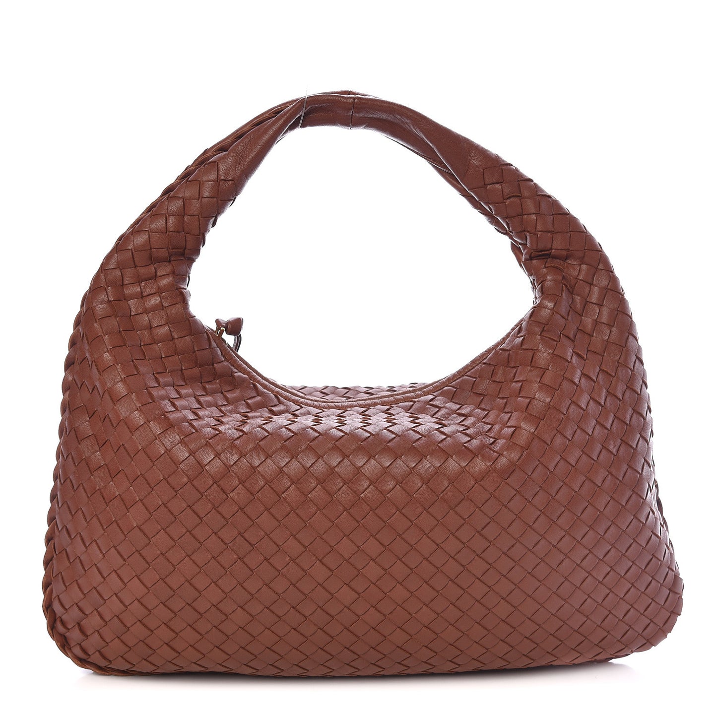 Nappa Intrecciato Medium Veneta Hobo Tea