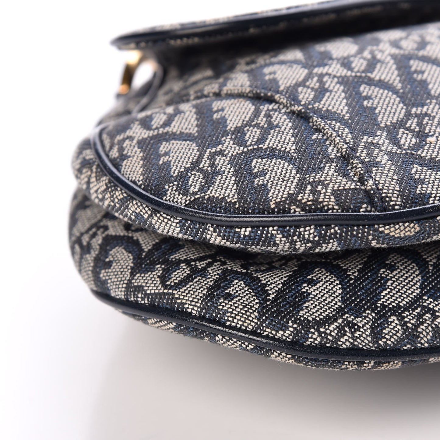 Monogram Saddle Bag Blue