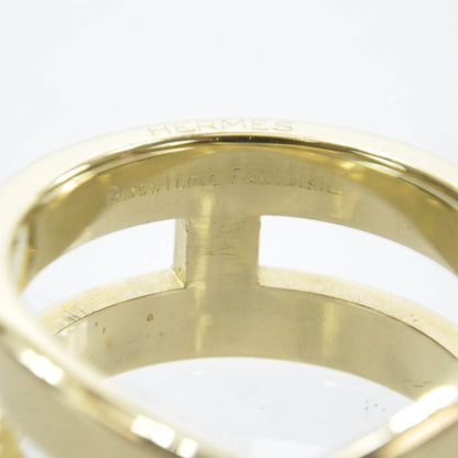 Hermes Permabrass Scarf Ring Gold 6 of 8