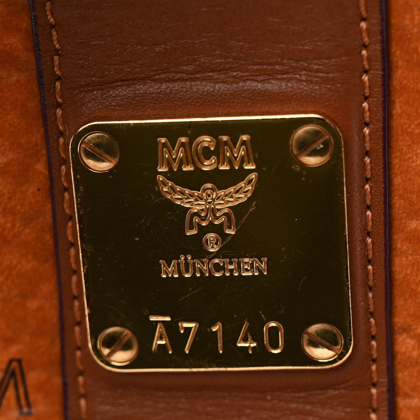 Visetos Large Liz Reversible Shopper Tote Cognac