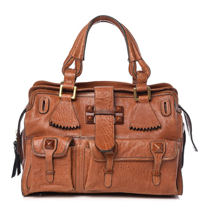 Chloe Goatskin Elvire Tote Brown 1 of 15