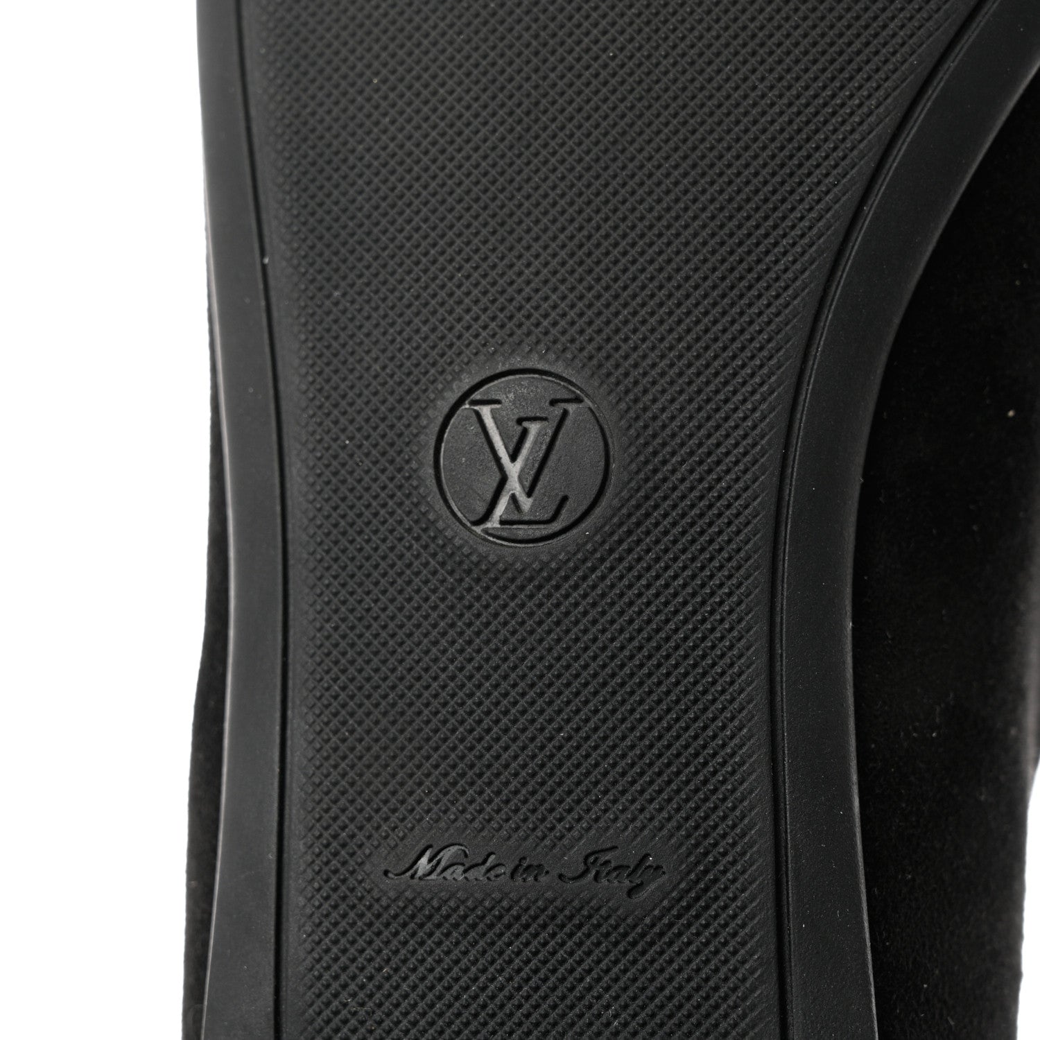 Louis Vuitton Suede Monogram Uniformes Ballet Flats 40 Black 8 of 10