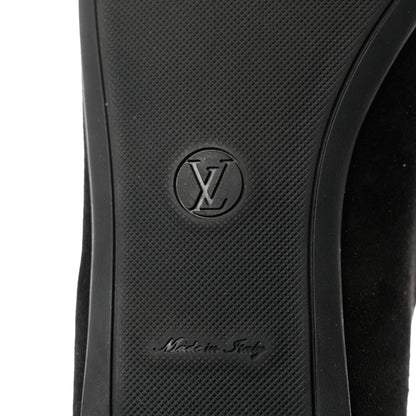 Louis Vuitton Suede Monogram Uniformes Ballet Flats 40 Black 8 of 10
