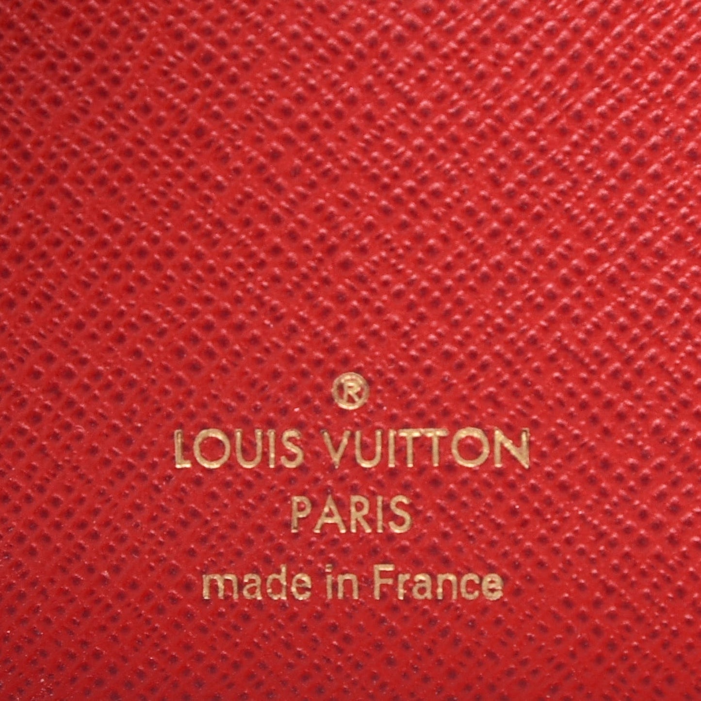 Damier Ebene Victorine Wallet Red