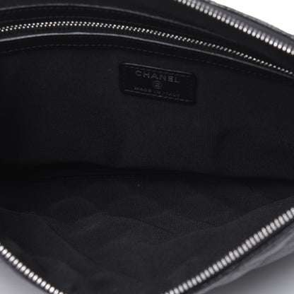 Chanel Caviar Quilted Medium Cosmetic Case So Black 5 of 16