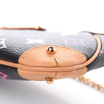 Louis Vuitton Monogram Multicolor Pochette Milla MM Black 9 of 9