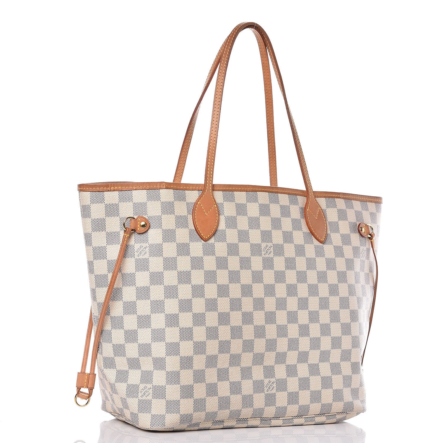 Louis Vuitton Damier Azur Neverfull MM 3 of 23