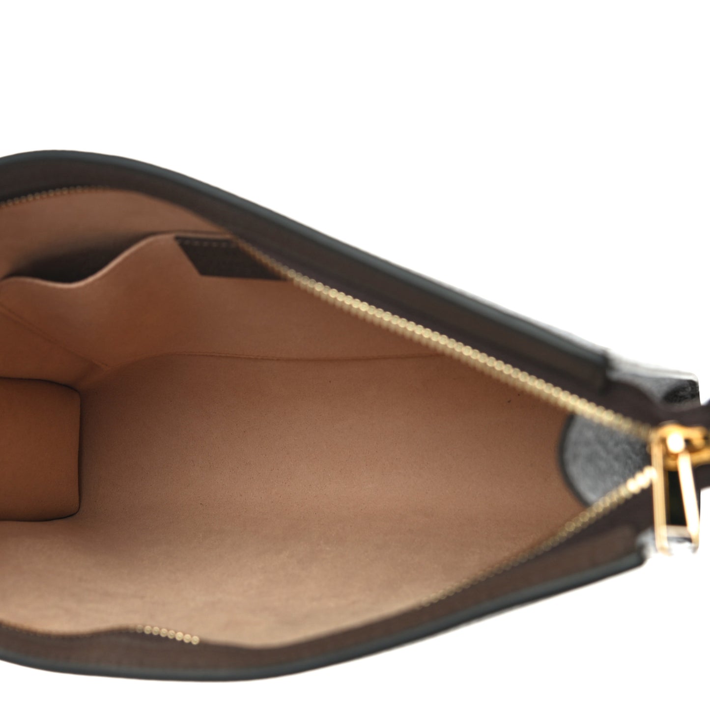 GG Supreme Monogram Web Ophidia Pouch Brown