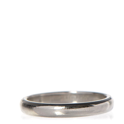 Tiffany Platinum 3mm Classic Wedding Band Ring 53 6.5 1 of 4