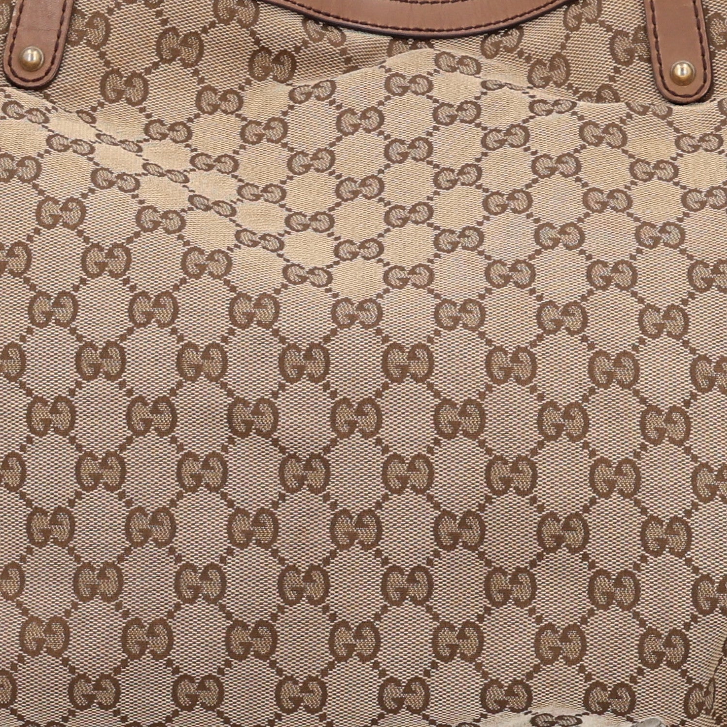 Gucci Monogram Large Craft Tote Light Brown 6 of 11