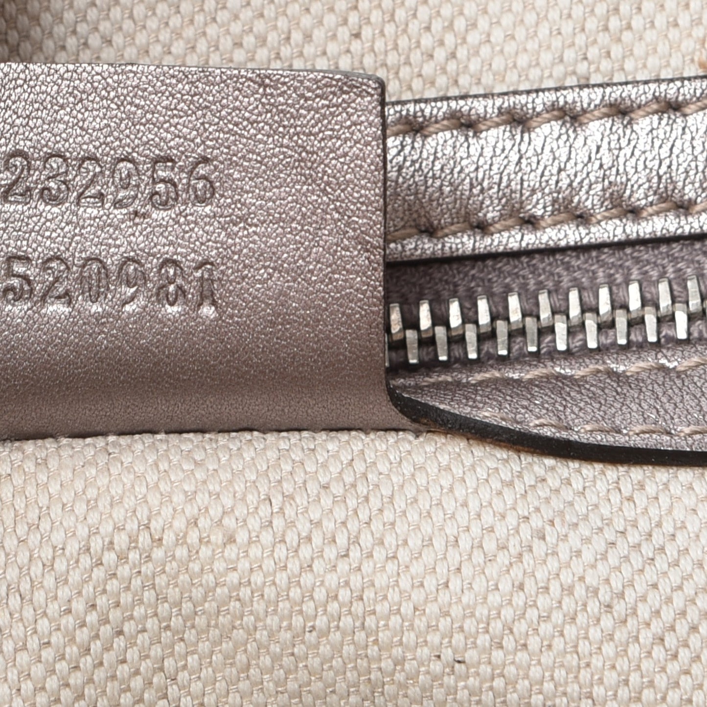 Metallic Guccissima Large GG Twins Tote Mauve