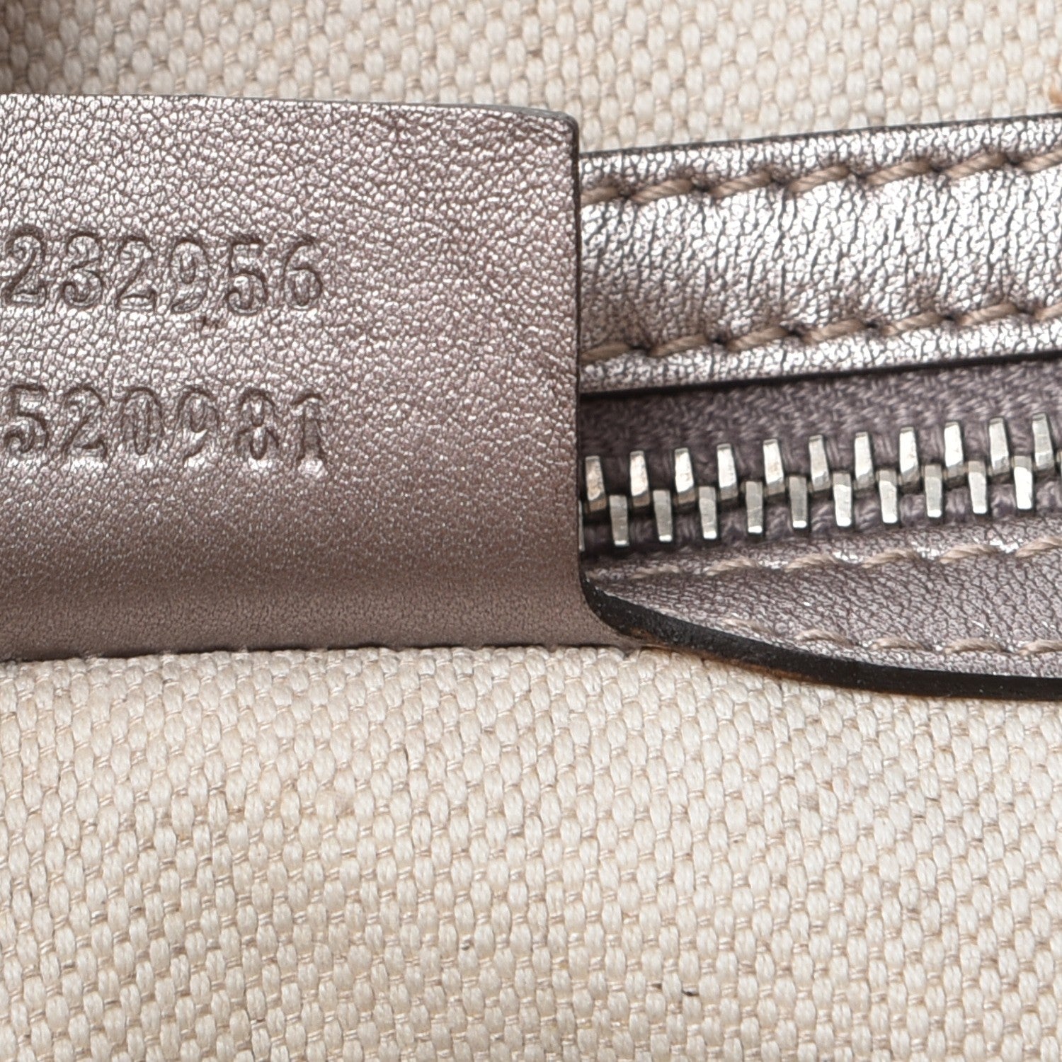 Gucci Metallic Guccissima Large GG Twins Tote Mauve 7 of 9