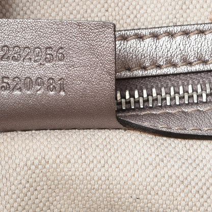 Gucci Metallic Guccissima Large GG Twins Tote Mauve 7 of 9