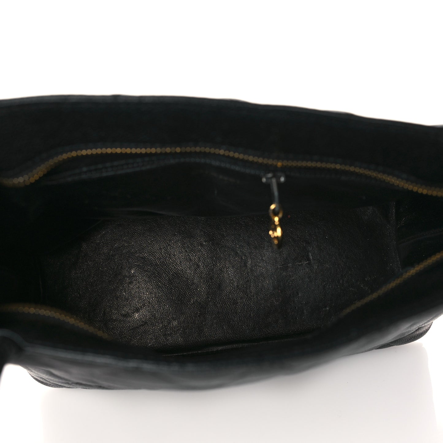 Caviar Quilted Medallion Tote Black