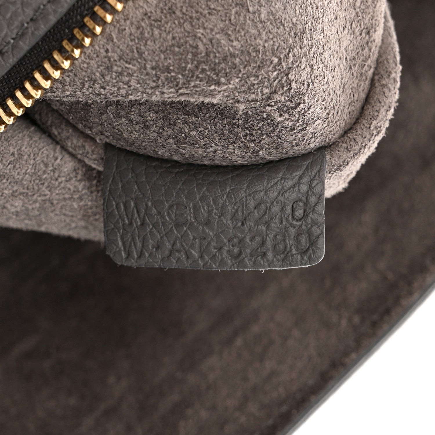 Celine Soft Grained Calfskin Small Belt Cabas Phantom Medium Grey 8 of 11