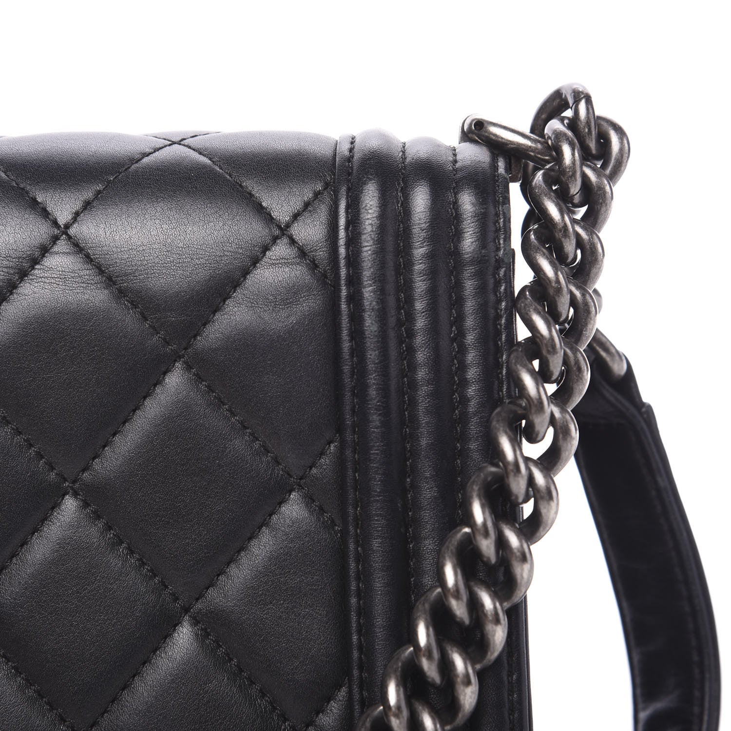 Chanel Calfskin Quilted New Medium Boy Flap Black 11 of 19