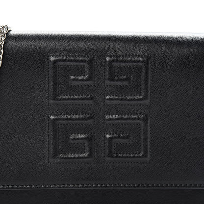 Givenchy Lambskin Emblem Chain Wallet Black 9 of 13